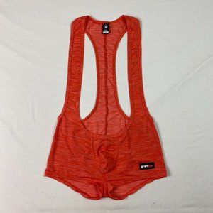 Gruff Pup Raw contact Singlet XL 36 38 Orange Stretch quick dry